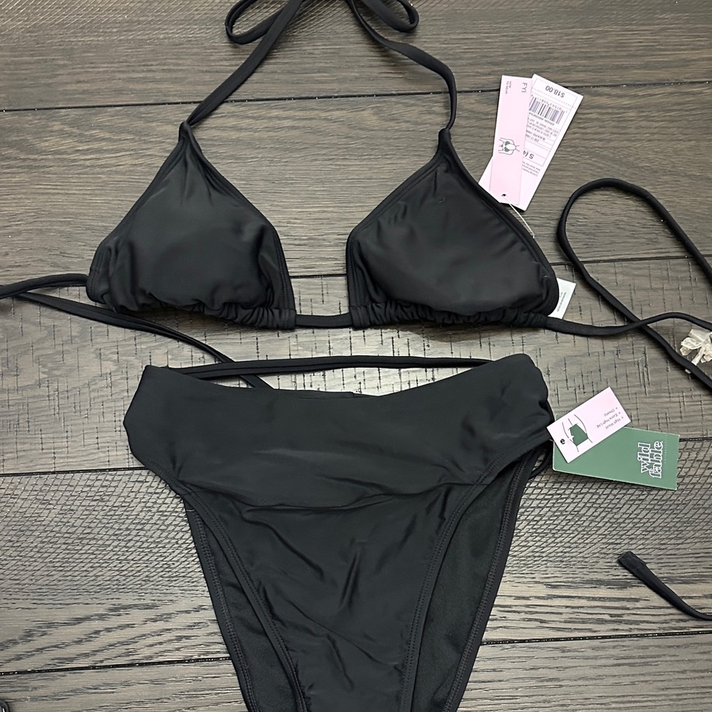 Wild Fable Black Bikini Set